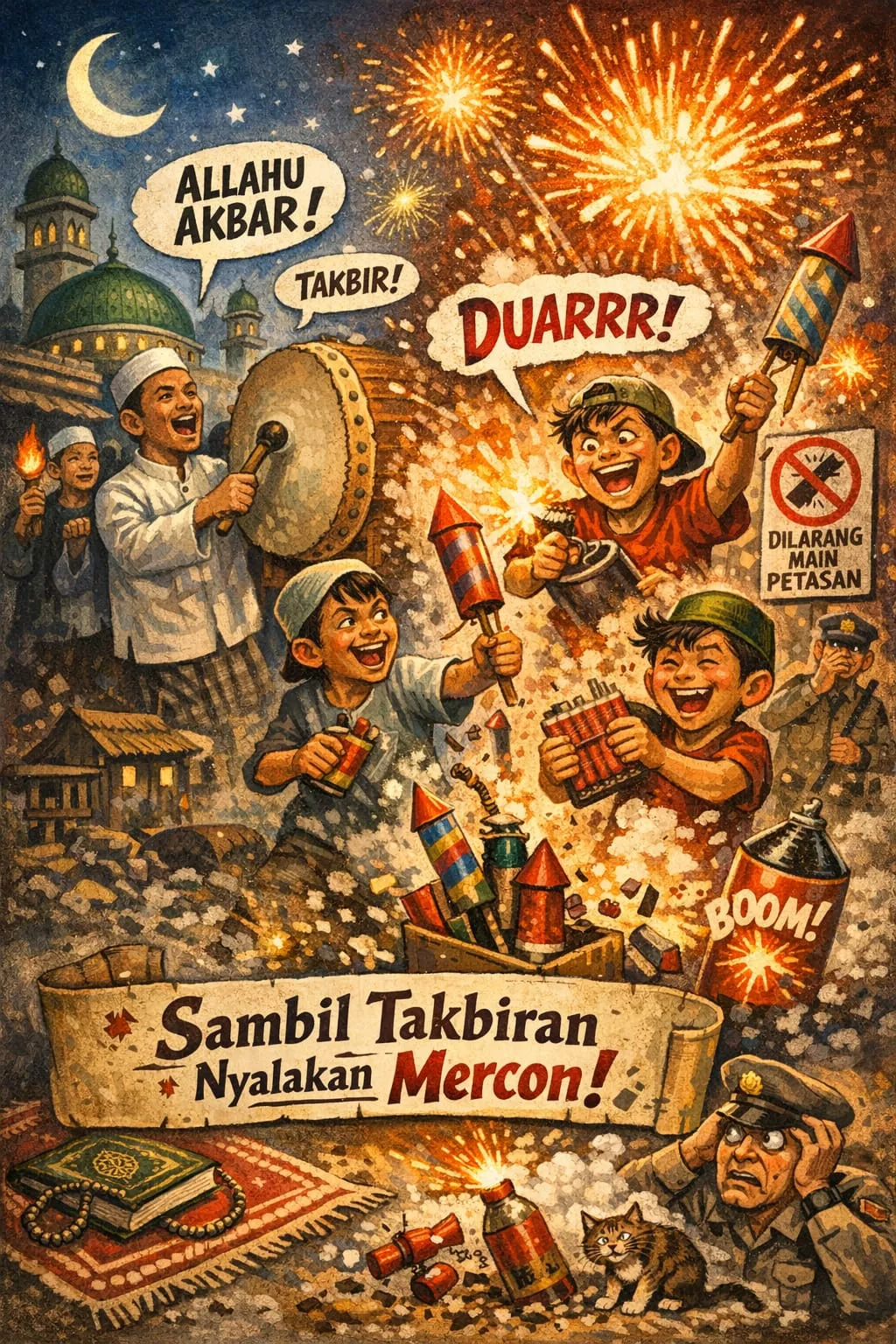 Mercon Dan Takbiran