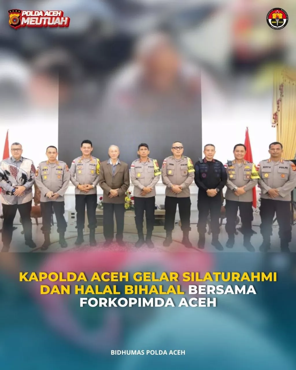 Kapolri Aceh Silaturahmi Berkunjung Ke kediaman Wali Nanggroe Aceh Dan Gubernur Aceh,