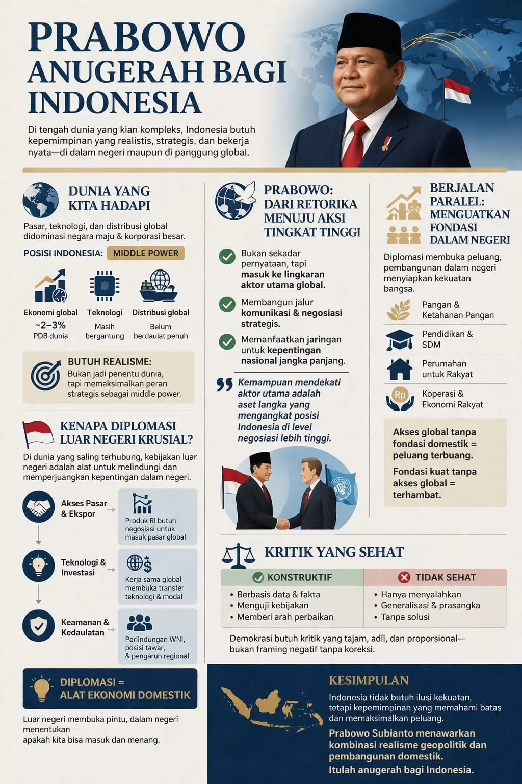 Prabowo Anugerah Bagi Indonesia