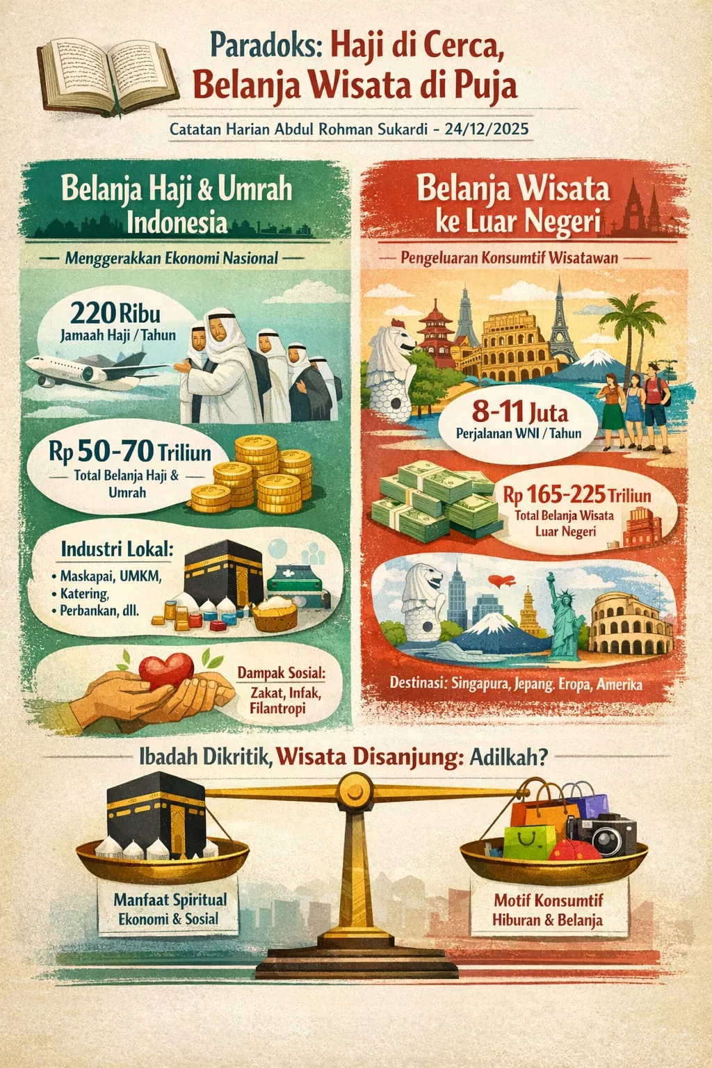 Paradoks: Haji di Cerca, Belanja Wisata di Puja