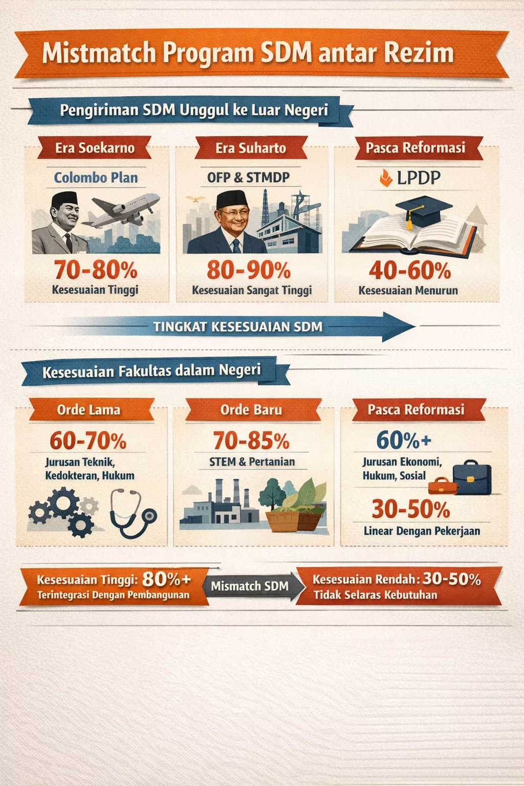 Mistmacth Proyek SDM antar Rezim
