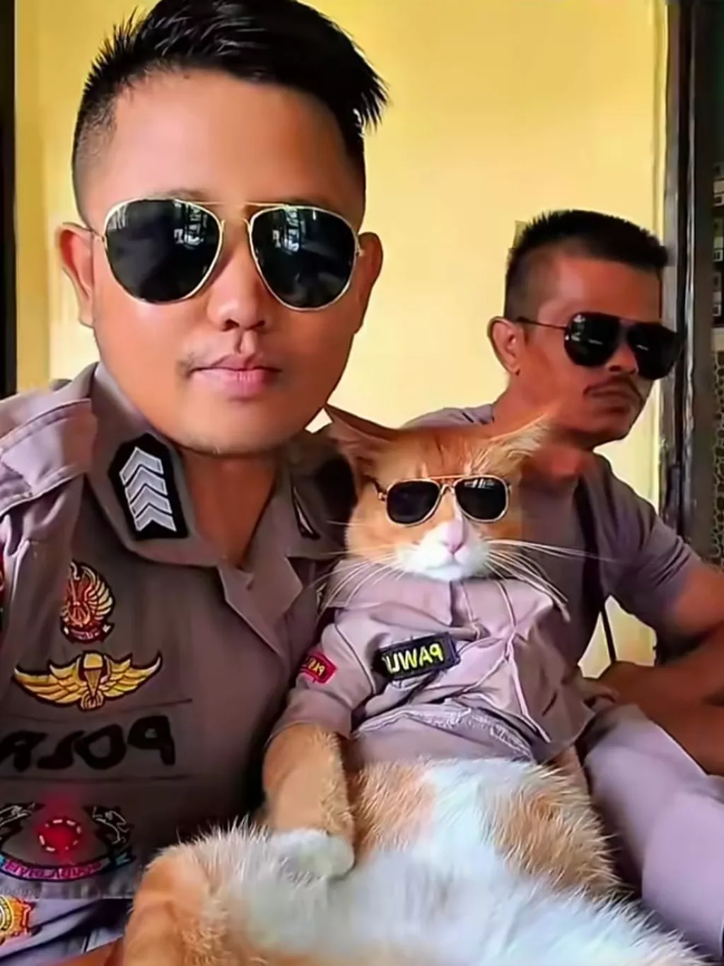 Poyici Oyen Partner Setia Patroli Polisi Yunaz Dalam Melayani Masyarakat