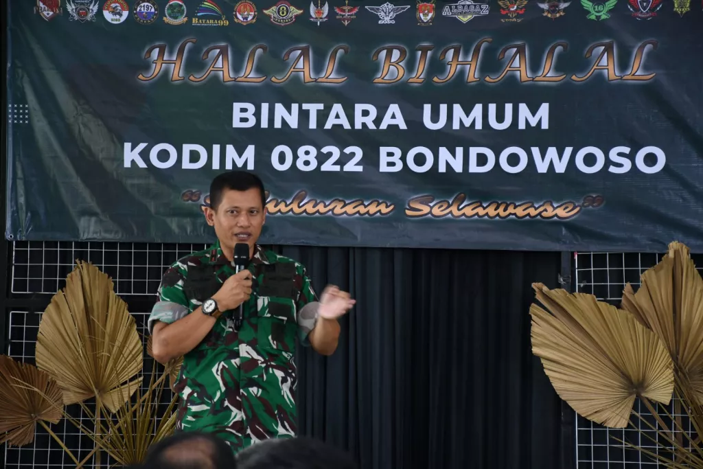 Halal Bihalal Bintara PK Kodim 0822 Bondowoso, Pererat Kekompakan Senior dan Junior