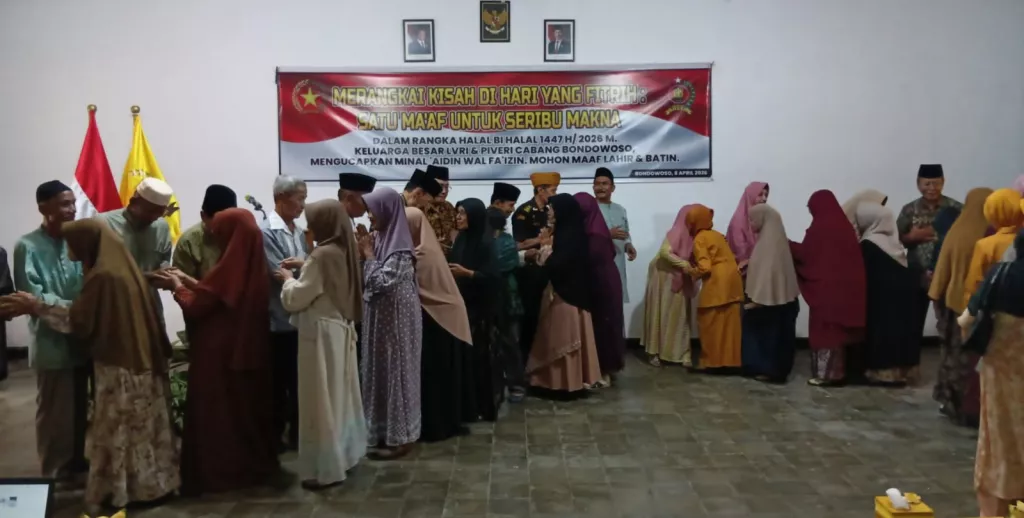 Halalbihalal LVRI-Piveri Bondowoso, Dari Saling Maaf hingga Aksi Nyata untuk Masyarakat