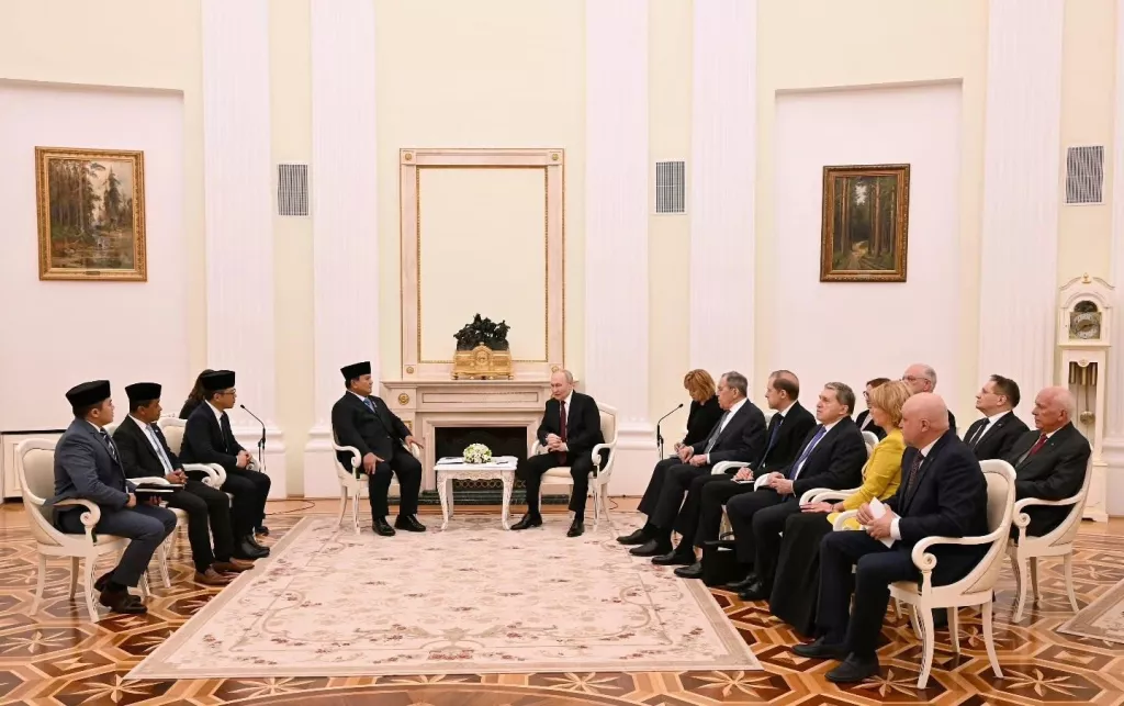 Presiden Rusia Vladimir Putin Sambut Hangat Presiden Prabowo, Puji Keberadaan RI di Dalam Keanggotaan BRICS