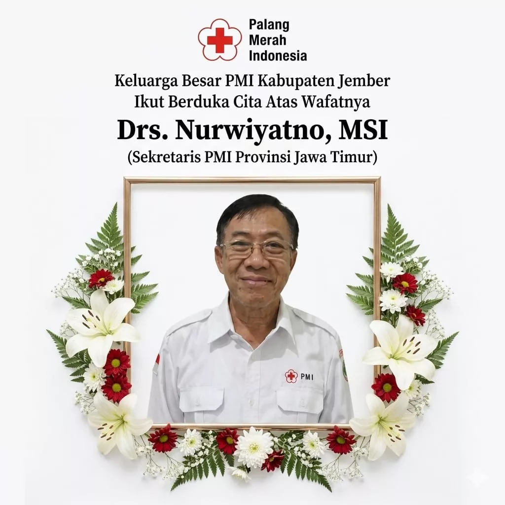 Tokoh PMI Jatim Nurwiyatno Meninggal Dunia, Sempat Aktif Bekerja Sehari Sebelumnya
