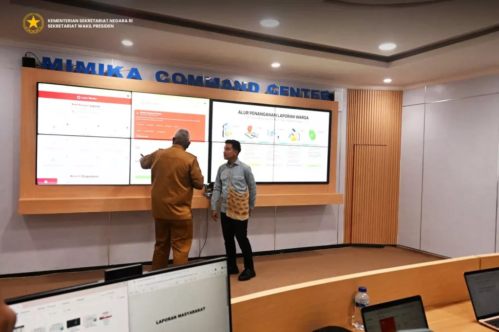 Wapres Gibran Tinjau Command Center Bupati Mimika