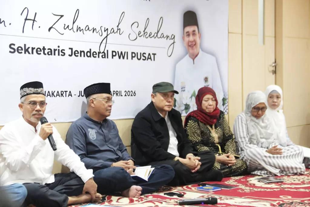 PWI Pusat Gelar Takziah dan Doa Bersama, Sekjen Zulmansyah Sekedang Dikenang Sosok Total dan Berdedikasi