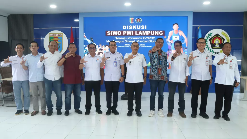Gelar Diskusi Olahraga, SIWO PWI Lampung Matangkan Kesiapan Porwanas 2027