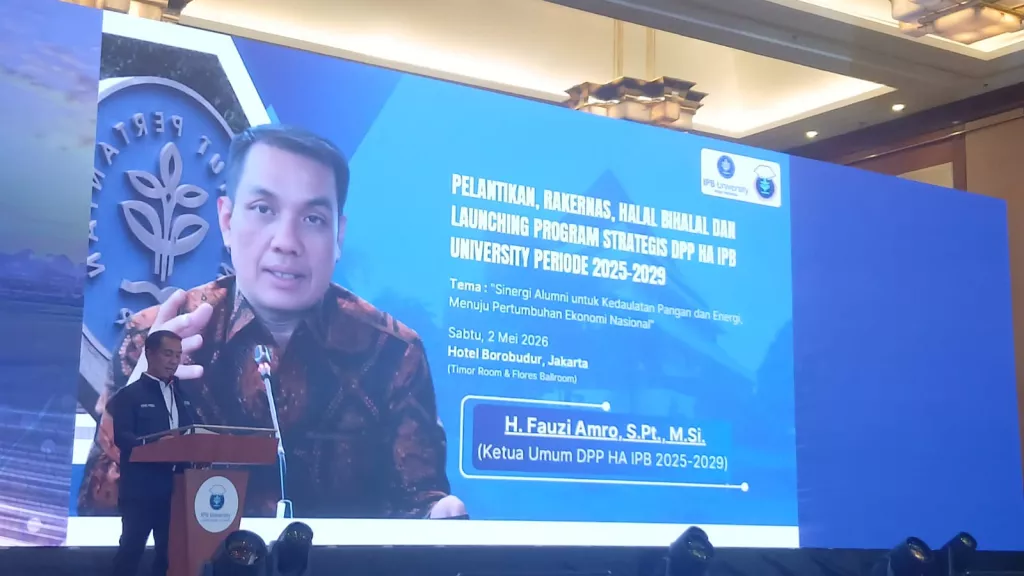 HA IPB Gelar Rakernas dan Pelantikan Pengurus 2025–2029, Fauzi Amro Tegaskan Transformasi Alumni untuk Bangsa