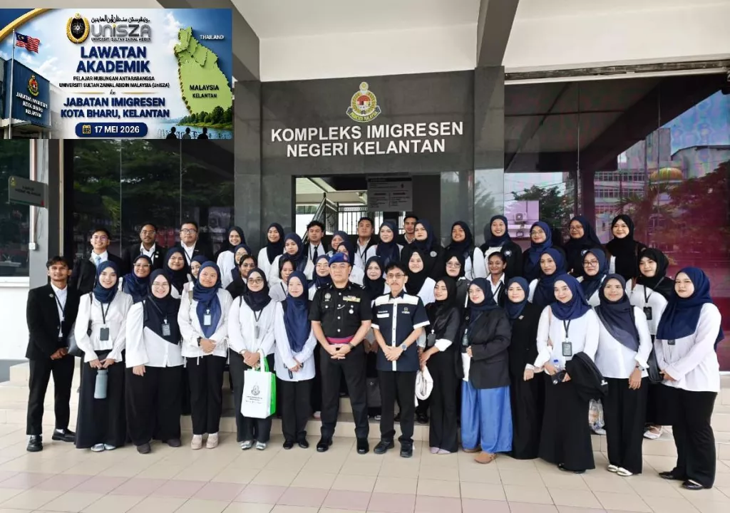 Lawatan Akademik Pelajar Hubungan AntaraBangsa FUHA UNISZA KE JABATAN Imigresen Kelantan Malaysia