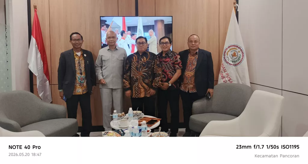 Ketum SMSI Firdaus dan JAM Intel Kejagung Reda Mathovani Bahas Sinergi Kejagung, ABPEDNAS dan SMSI.