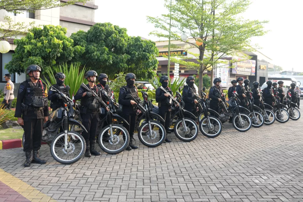 1.140 Personel Polresta Sidoarjo Siagakan Layanan Pengamanan Pilkades Serentak di 80 Desa