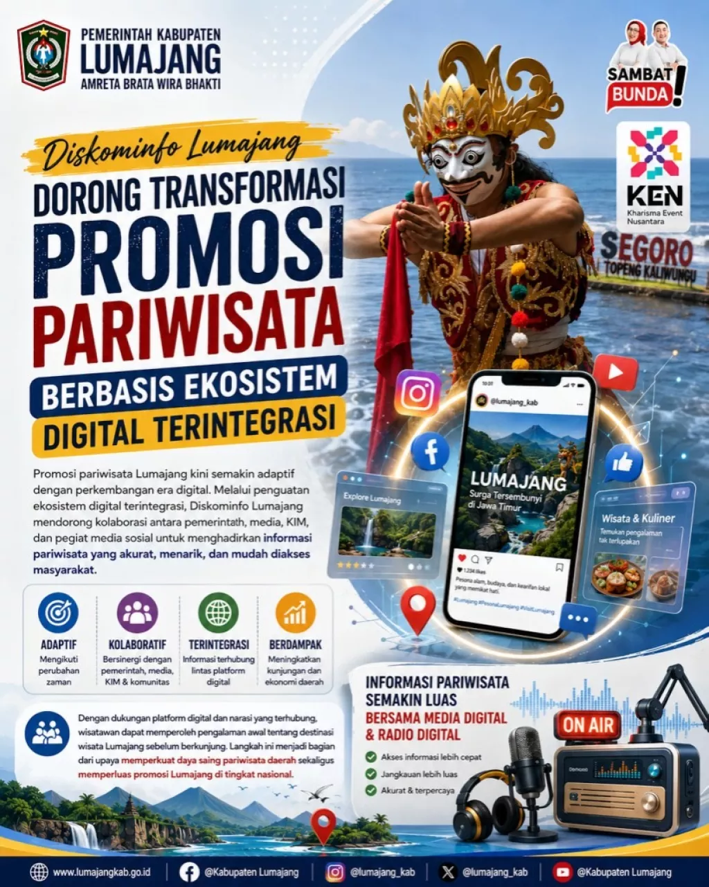 Temukan Lumajang di Medsos, Segera Berwisata ke Lumajang