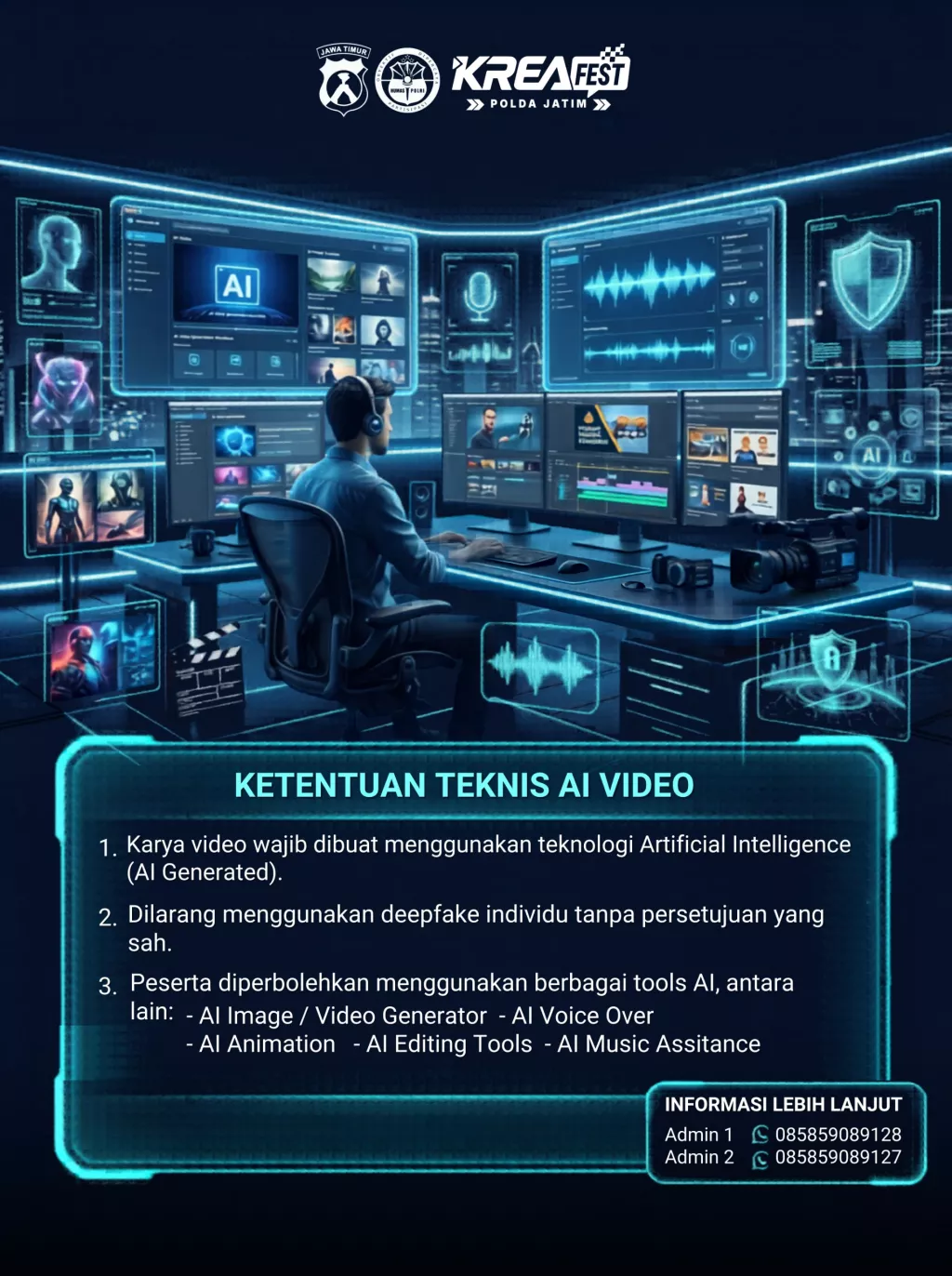 Polda Jatim Gelar KreaFest 2026, Ajak Generasi Muda Manfaatkan AI untuk Edukasi dan Keselamatan Masyarakat
