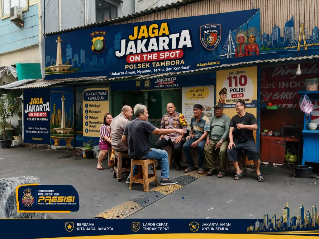 Wakapolsek Tambora Tatap Muka dengan Warga Angke, Bangun Sinergi Ciptakan Lingkungan Aman