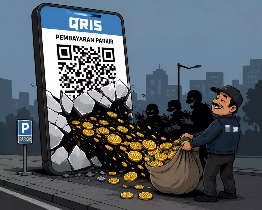 Ironi QRIS Paruh Waktu dan Bocornya Miliaran Rupiah Parkir Surabaya