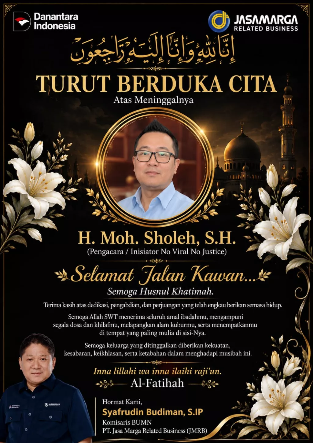 CAK SHOLEH PULANG