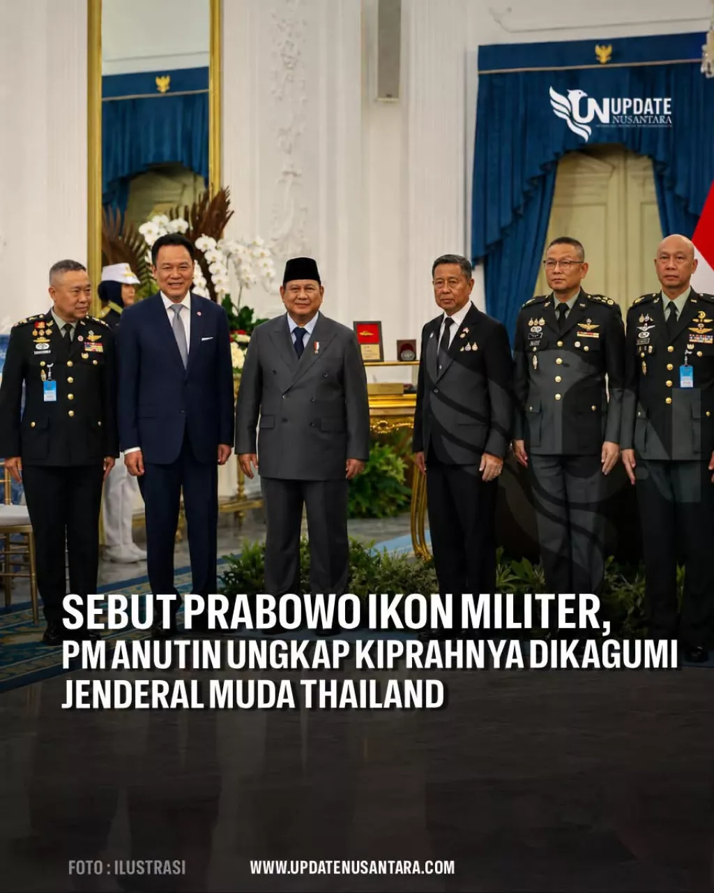 PM Thailand Anutin Sebut Presiden Prabowo Subianto  "Ikon Militer" Yang Dihormati Kalangan Militer Negaranya