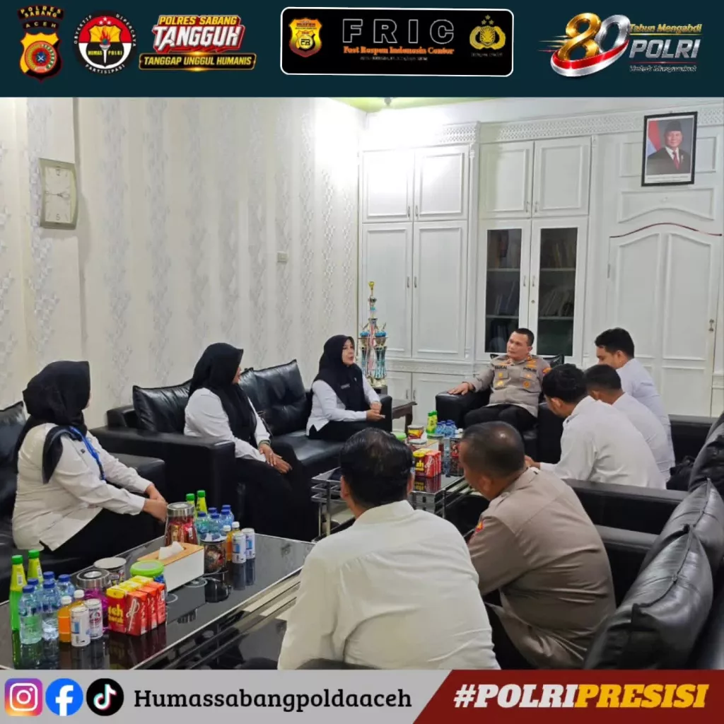 Kapolres Sabang Terima Kunjungan BNN Kota Sabang