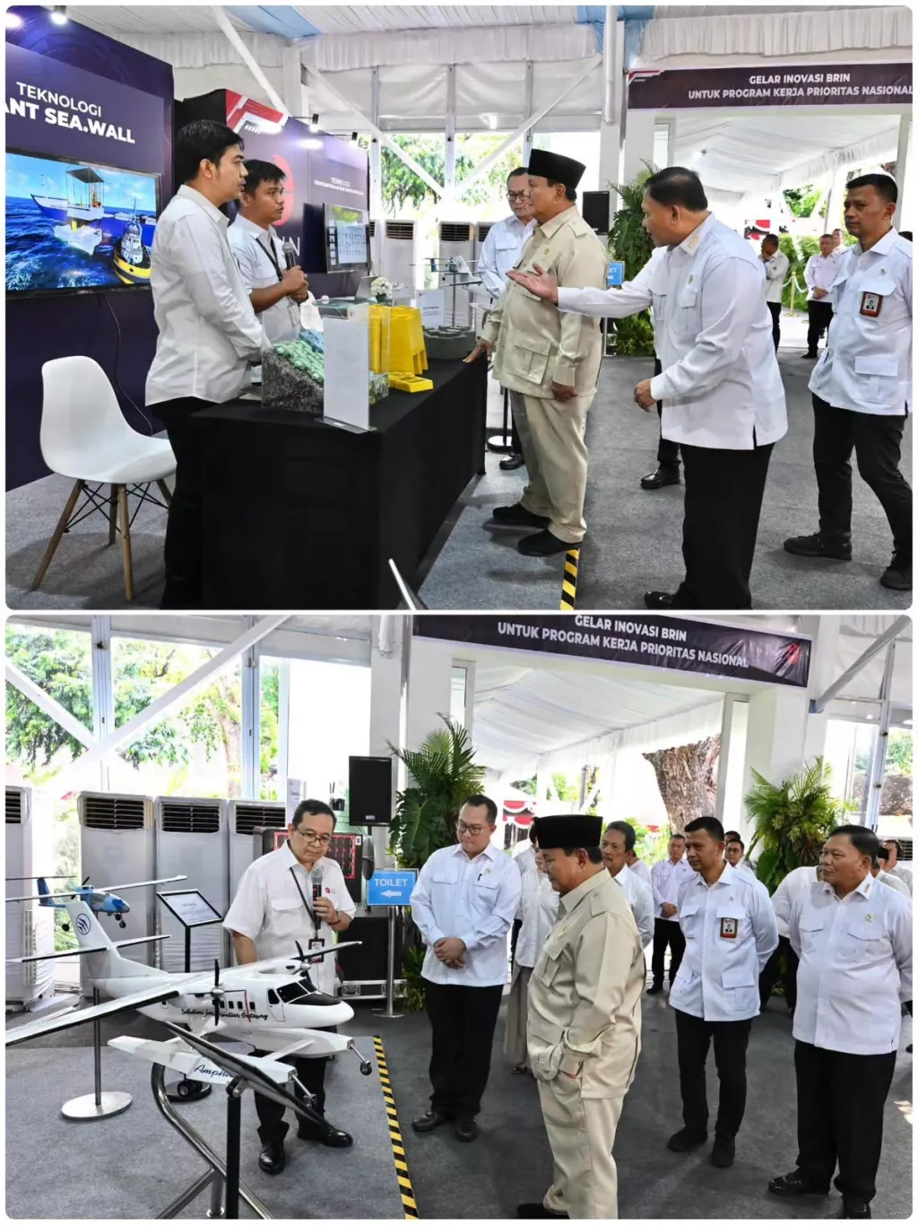 Presiden Prabowo Subiato Berdialog dengan Para Peneliti dan Periset