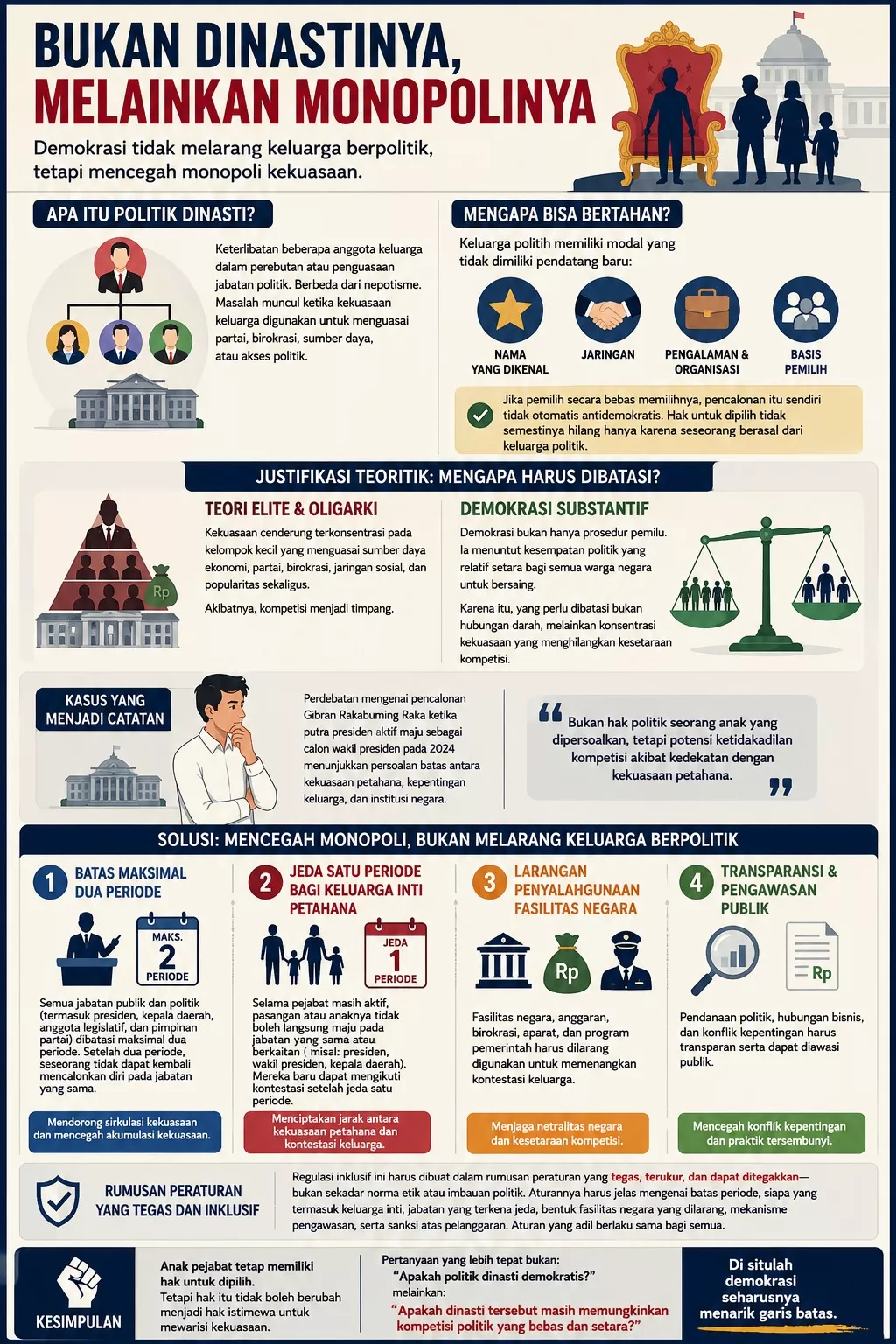 Bukan Dinastinya, Melainkan Monopolinya