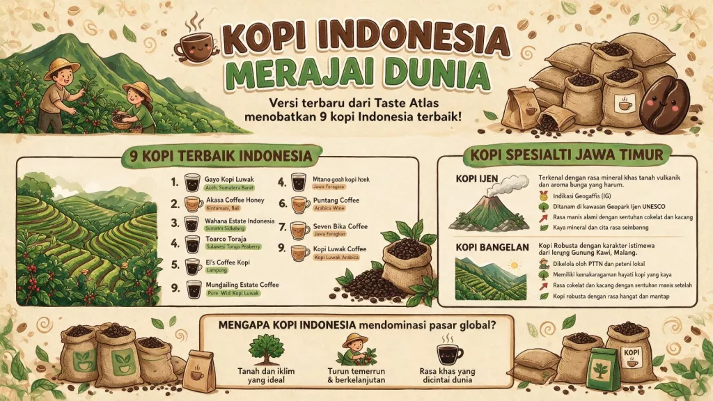 Kopi Dari Indonesia Kembali Merajai Dunia