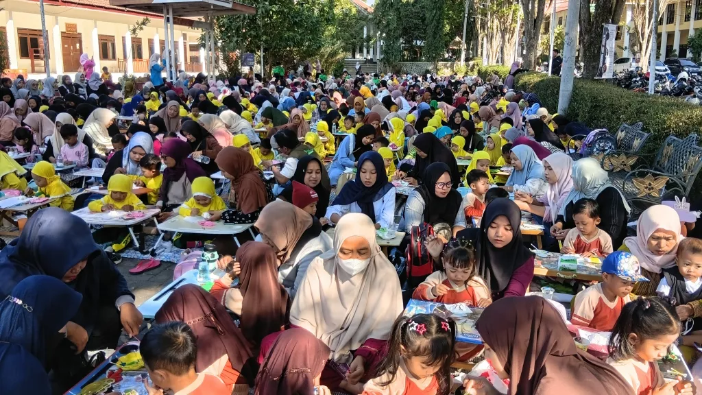 IGTKI Grujugan Libatkan 570 Anak dari 16 TK dalam Gebyar Mewarnai, Perkuat Kedekatan dengan Orang Tua