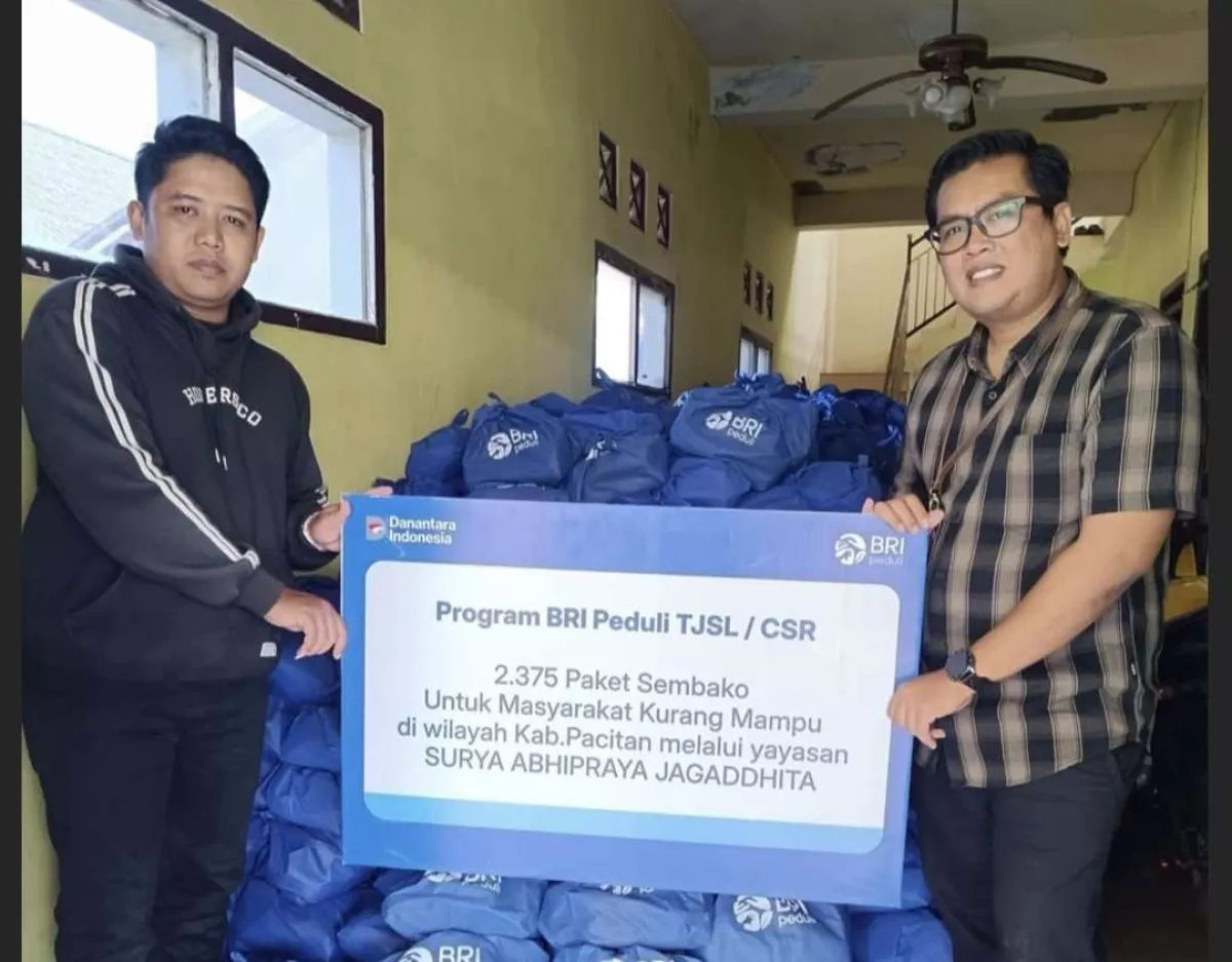 Perkuat Kepedulian Sosial, BRI Pacitan Gandeng Yayasan Surya Abhipraya Jagaddhita