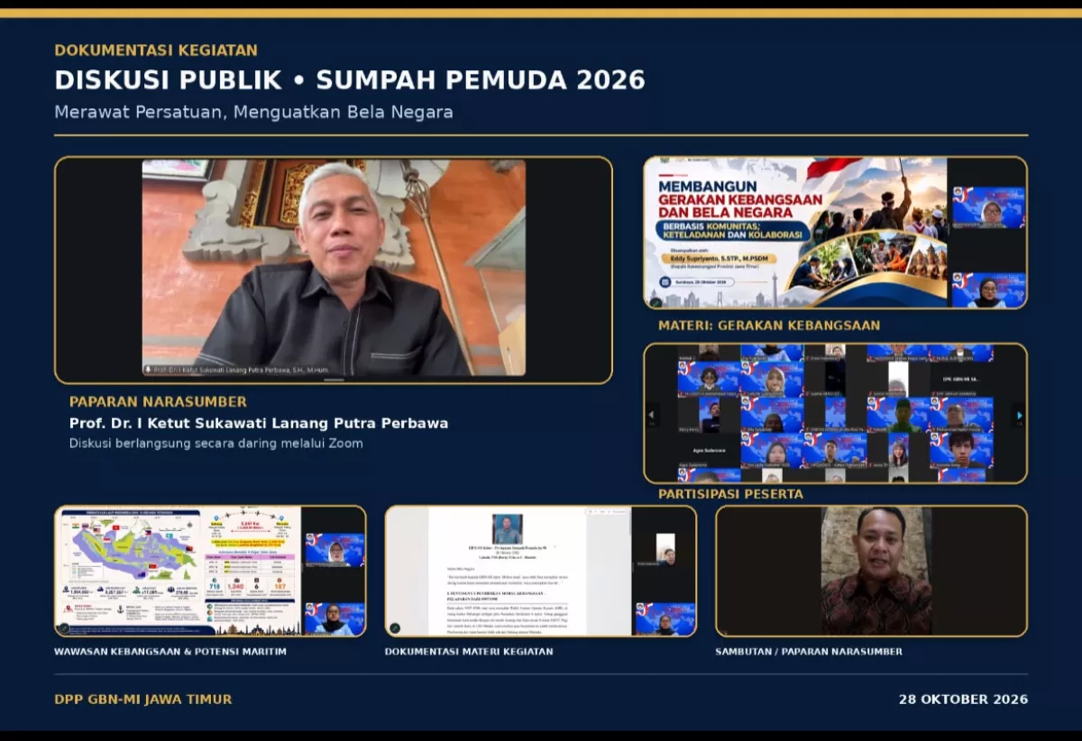 Diskusi publik Sumpah Pemuda