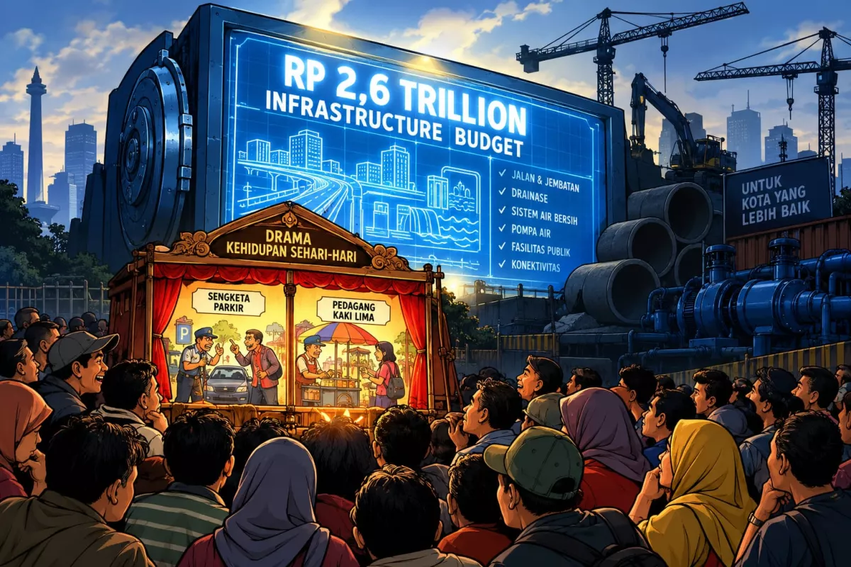 Jangan Biarkan Uang Rakyat Rp2,6 Triliun Tenggelam dalam Drama Kosmetik Kota