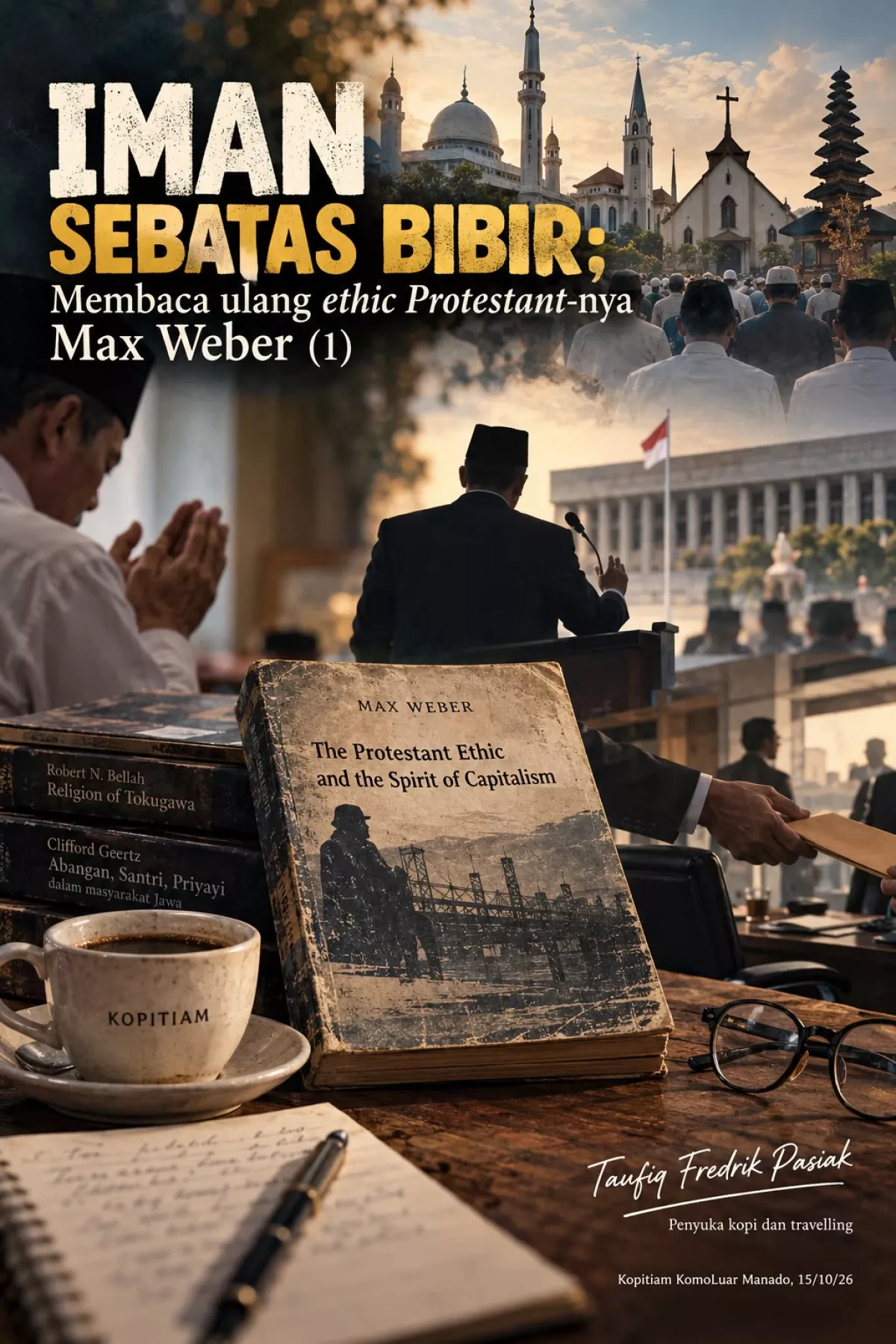 IMAN SEBATAS BIBIR; Membaca ulang ethic Protestant-nya Max Weber (1)