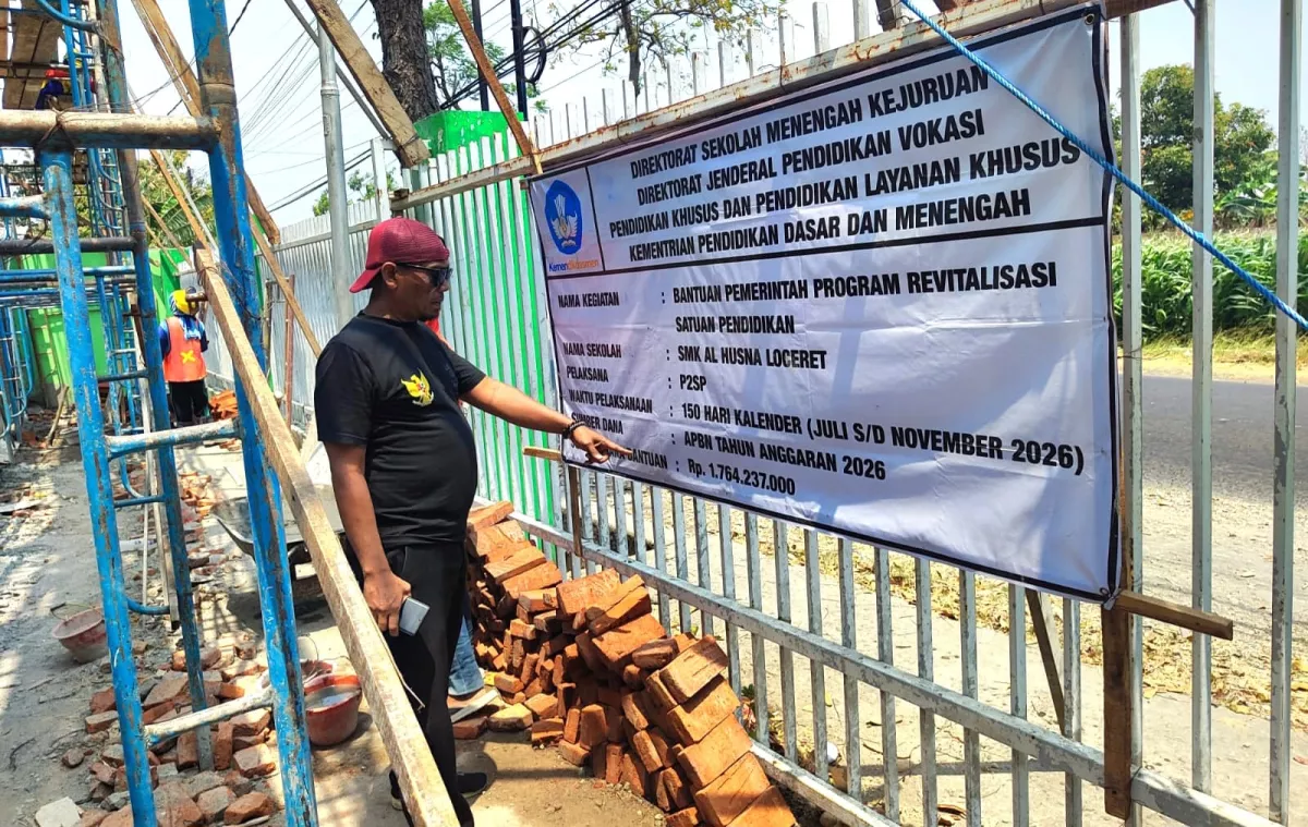 Proyek Revitalisasi SMK Al Husna Rp 1,7 Miliar Disorot, Ada Dugaan Potongan Dana hingga Dikerjakan Pihak Ketiga