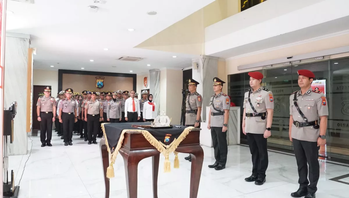 AKBP Fahrian Saleh Siregar Resmi Jabat Wakapolresta Sidoarjo, AKP Imam Mujali Jadi Kasat Reskrim