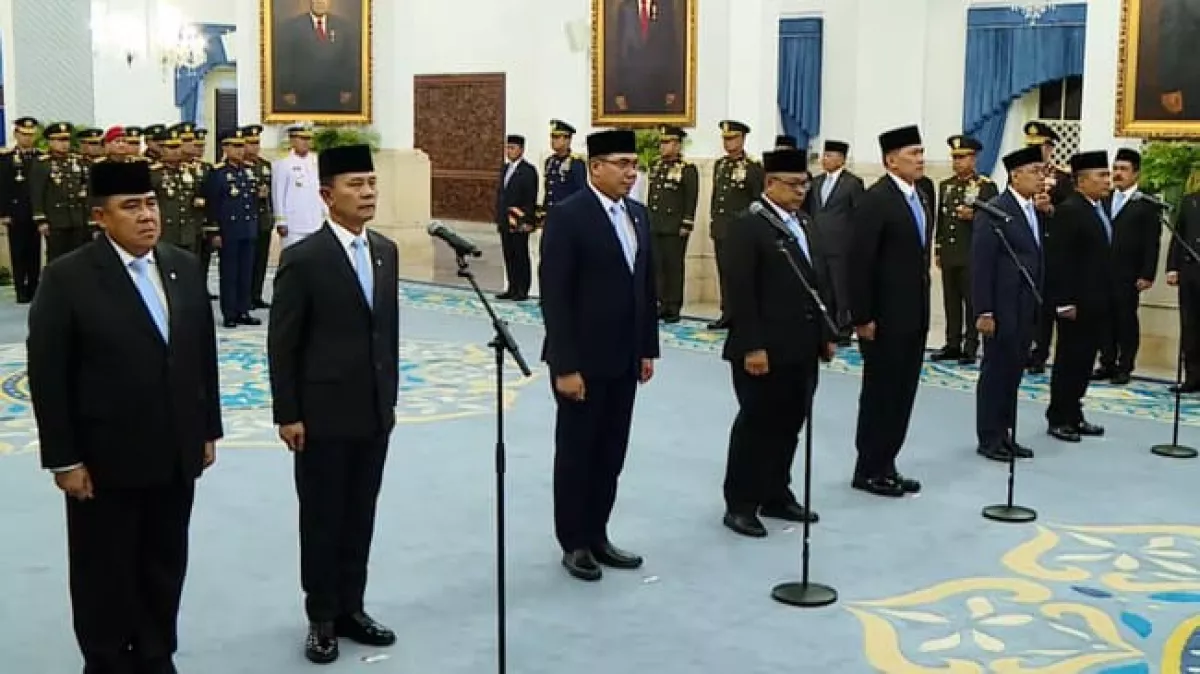 Prabowo Lantik 9 Pejabat di Istana, Maruli Simanjuntak Jadi Wakil Panglima TNI