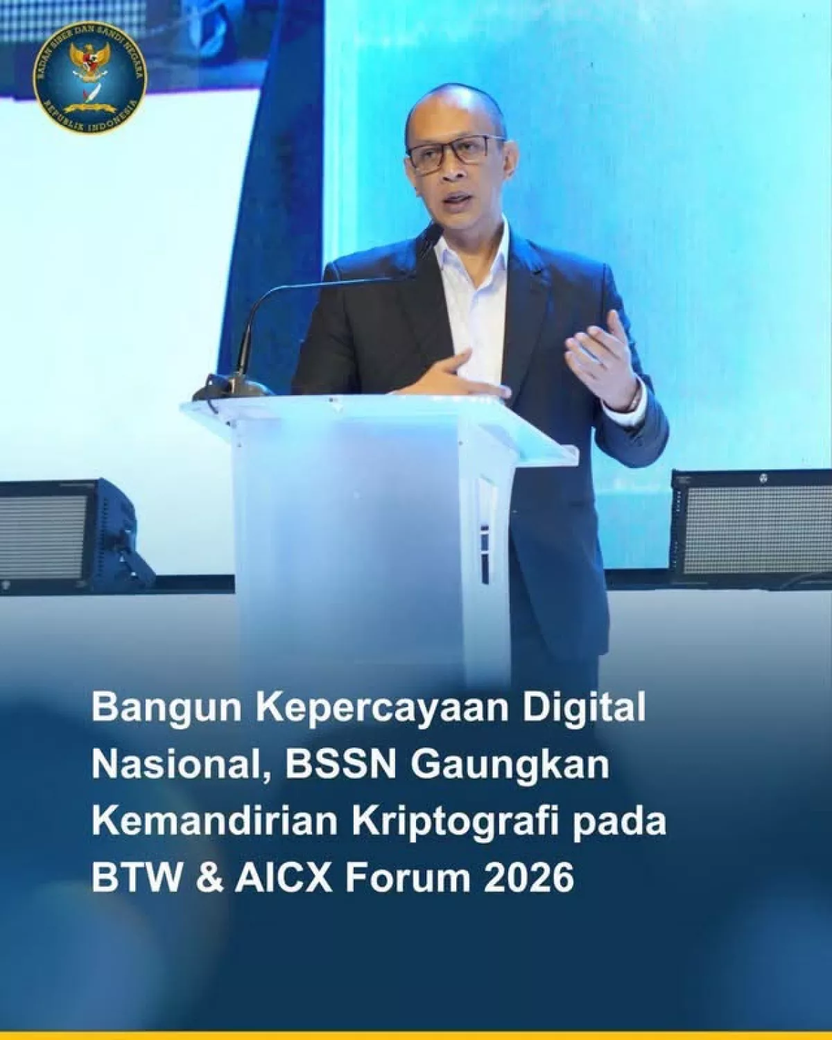 BSSN Hadiri Bali Tech Week (BTW) & AICX Forum 2026