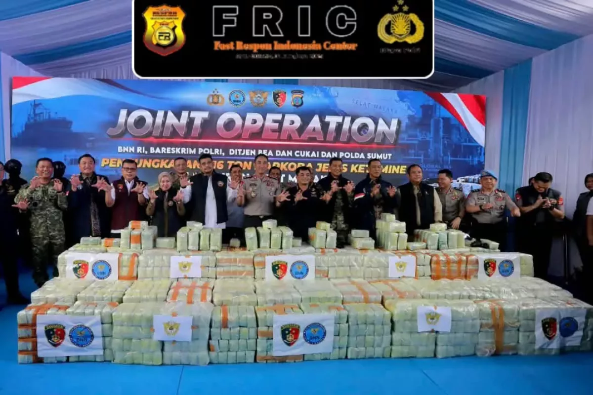 Ungkap Penyelundupan 1,16 Ton Ketamin di Sumut, Kapolri : Berpotensi Selamatkan 5,8 Juta Jiwa