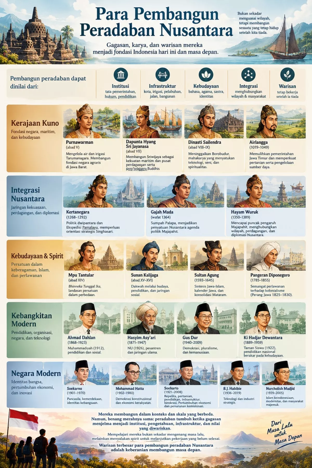 Para Pembangun Peradaban Nusantara