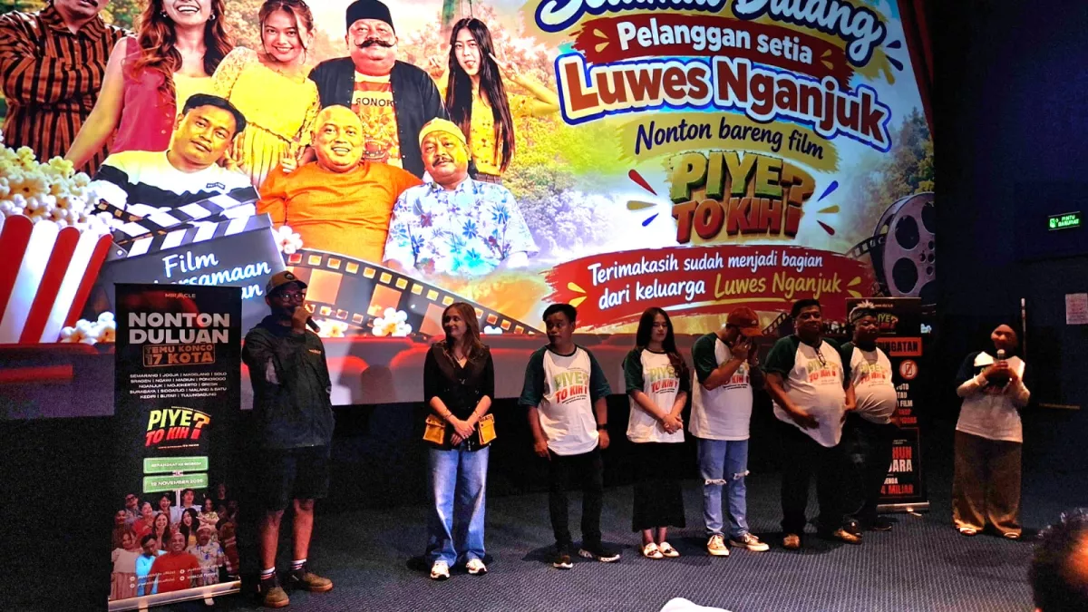 Roadshow Film 'Piye To Kih' di Nganjuk, Mukidi Bangga Bawa Woko Channel ke Layar Lebar Nasional