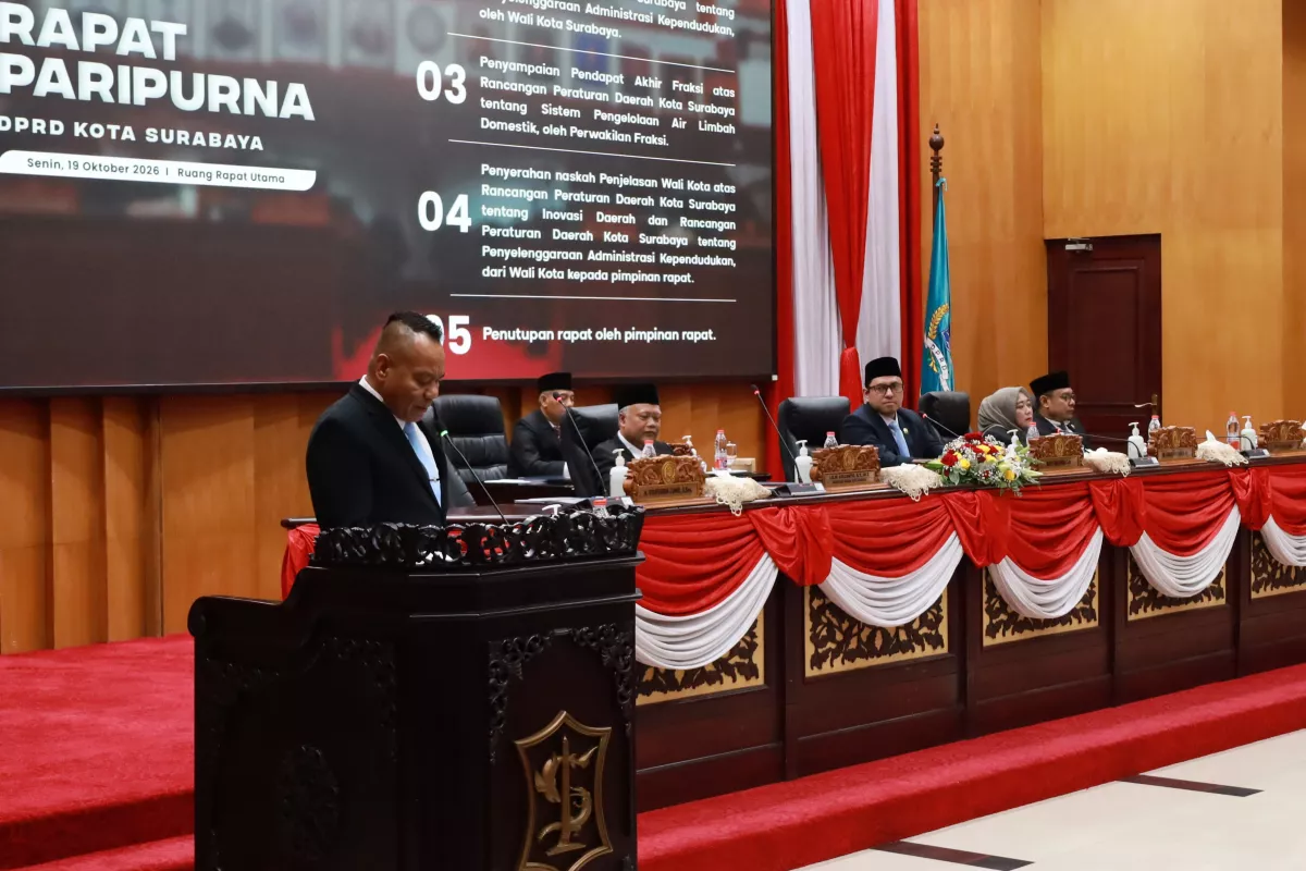 Fraksi Gerindra Surabaya Setujui Perda Air Limbah Domestik, Dorong Sanitasi Layak dan Terjangkau