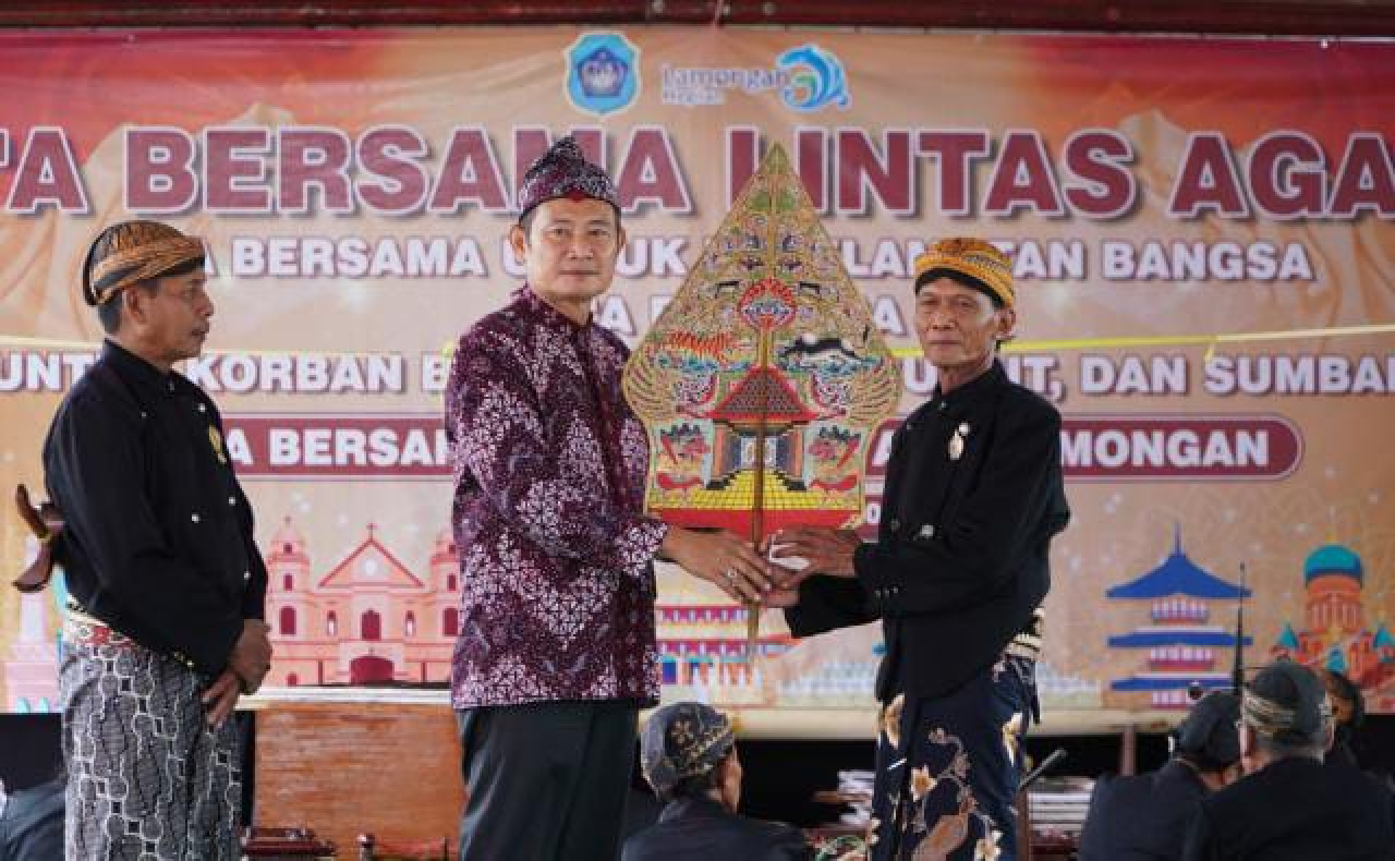 Doa Lintas Agama - Ruwatan Tundung Kala, Lamongan Tutup 2025 dengan Capaian Pangan dan Ekonomi Desa