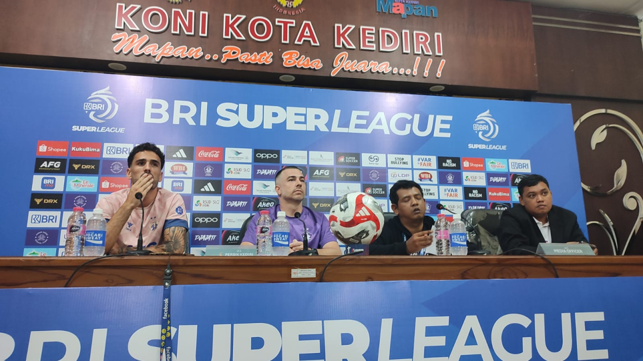 Persik Kediri Siap Tempur Lawan Persib, Reina Sesalkan Stadion Tak Bisa Penuh