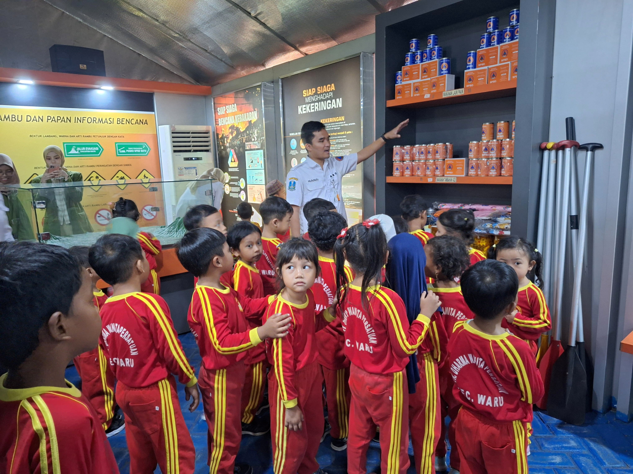 Siswa TK DWP Waru Awali Kunjungan Edukasi Bencana di BPBD Jatim Tahun 2026