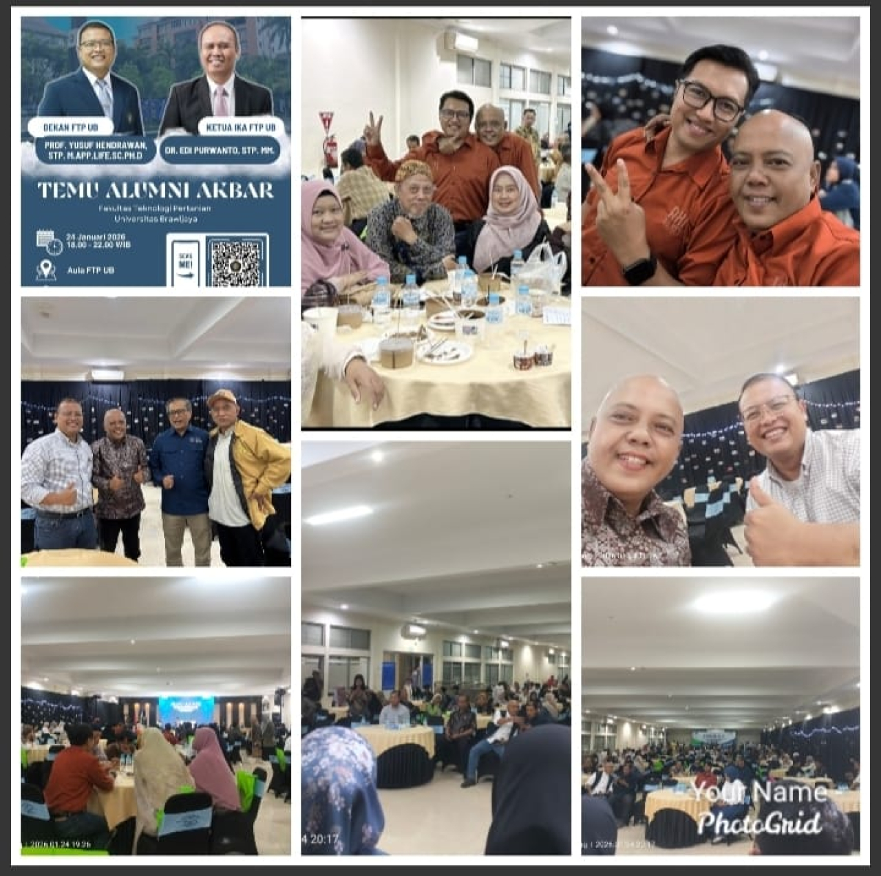 Dies Natalis Fakultas Teknologi Pertanian (FTP) Universitas Brawijaya ke-28 dan pelantikan pengurus komisariat alumni.