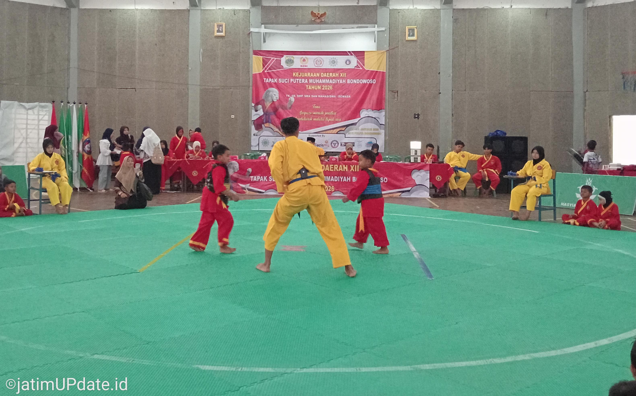 505 pesilat Tapak Suci dari berbagai jenjang pendidikan bersiap unjuk kebolehan di Kejuaraan Daerah (Kejurda) XII Tapak Suci Putera Muhammadiyah.