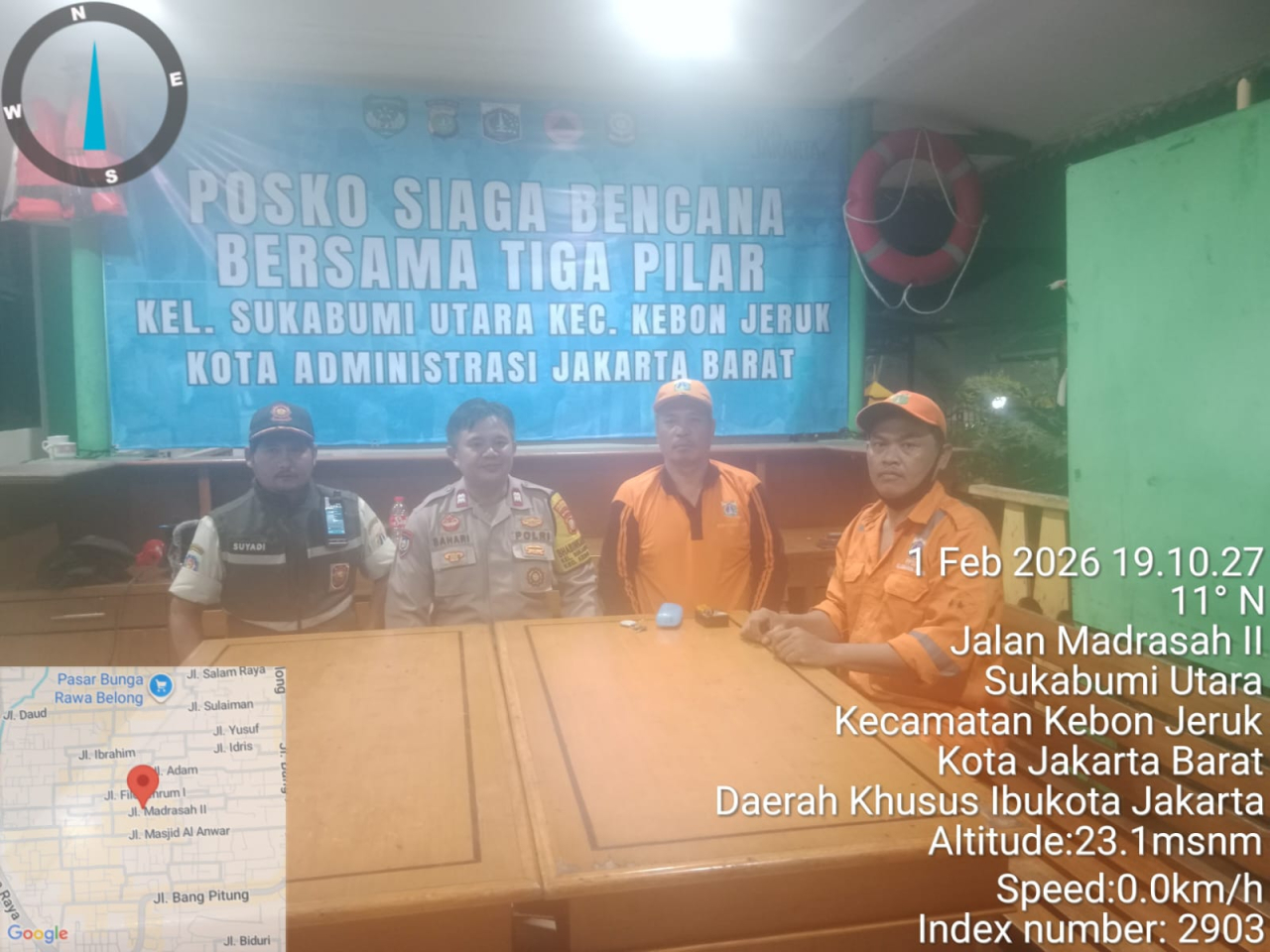 Kolaborasi Tiga Pilar di Kebon Jeruk, Perkuat Kesiapsiagaan Bencana untuk Melindungi Warga