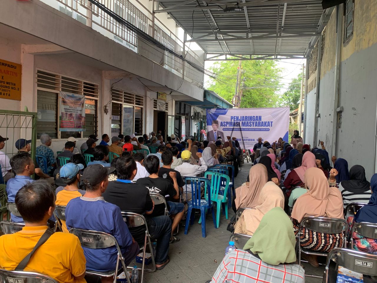 Sapa Warga Sidotopo Wetan, Saifuddin Disambati Banjir, PJU hingga Pelatihan Kerja