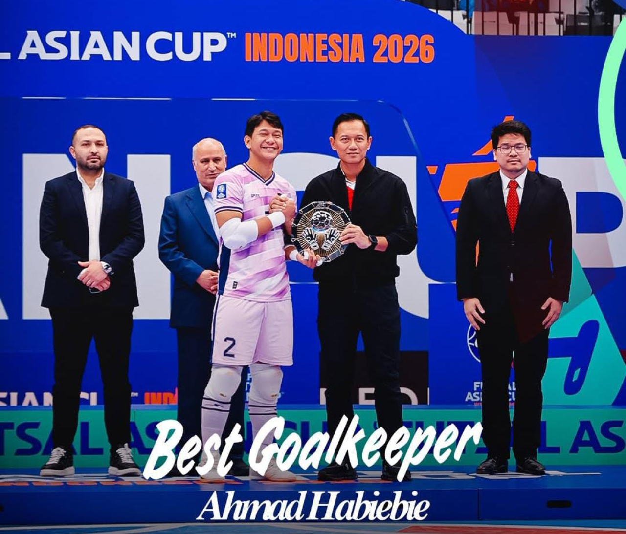 Mahasiswa ITSM Antar Timnas Futsal Indonesia Runner-up AFC 2026, Ahmad Habibie Raih Best Goalkeeper