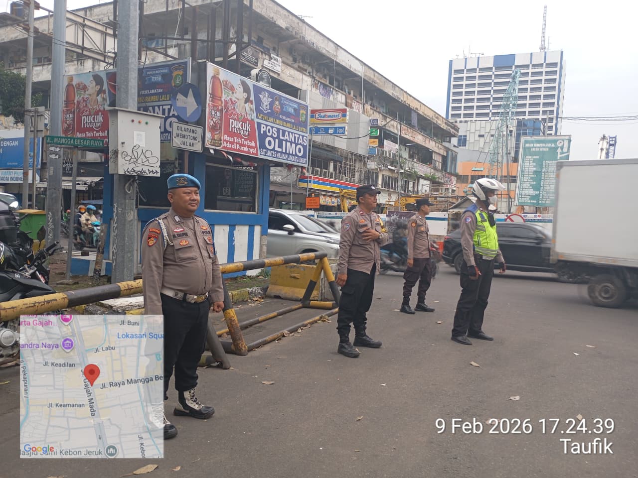 Ciptakan Sore Aman dan Tertib, Polsek Tamansari Laksanakan Ploting di TL Olimo