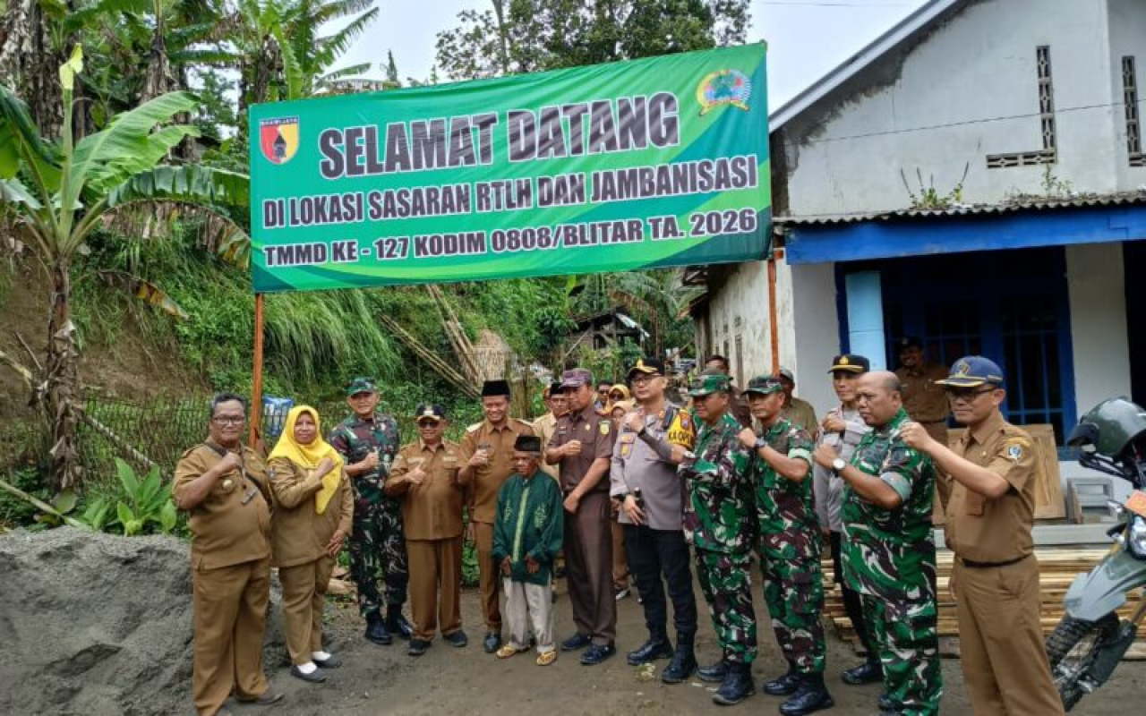 Satukan Langkah dari Desa, TMMD ke-127 Hadirkan Harapan Baru bagi Warga Krisik Blitar